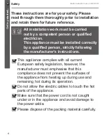 Предварительный просмотр 4 страницы Cooke & Lewis CLMFBK60 User Manual