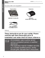 Preview for 6 page of Cooke & Lewis IHB40CL User Handbook Manual