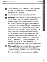 Preview for 9 page of Cooke & Lewis IHB40CL User Handbook Manual