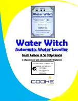 Cooke Water Witch Installation & Setup Manual предпросмотр