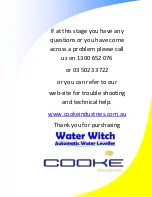 Предварительный просмотр 12 страницы Cooke Water Witch Installation & Setup Manual