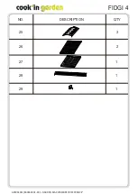 Preview for 5 page of Cook'in garden FIDGI 4 Assembly Instructions Manual