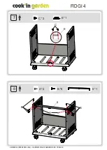 Preview for 10 page of Cook'in garden FIDGI 4 Assembly Instructions Manual