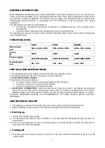 Preview for 5 page of CookMax 70221025 Installation, Operating And Service Instructions