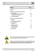 Preview for 28 page of CookMax 723006 Installation, Operating And Service Instructions