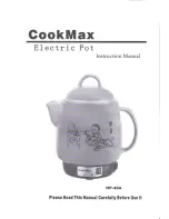 CookMax HP-40A Instruction Manual предпросмотр