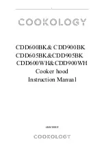 Preview for 1 page of Cookology CDD600BK Instruction Manual