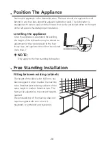 Preview for 20 page of Cookology CFSD613WH Instruction Manual