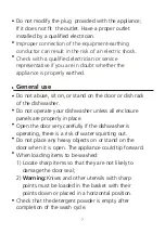 Preview for 7 page of Cookology CMDW3WH Instruction Manual