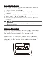 Preview for 31 page of Cookology CMDW3WH Instruction Manual