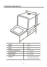 Preview for 40 page of Cookology CMDW3WH Instruction Manual