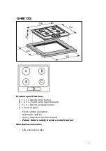 Preview for 6 page of Cookology GGH301BK User Manual