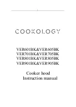 Предварительный просмотр 1 страницы Cookology VER601BK Instruction Manual