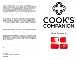 Preview for 1 page of Cook's Companion 6 Piece Bakeware Set Quick Start Manual