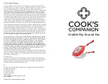 Preview for 1 page of Cook's Companion B422450 Manual