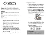 Preview for 2 page of Cook's Companion B422450 Manual