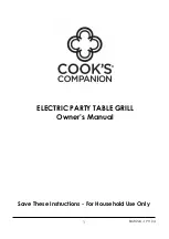 Cook's Companion B423224-00003-0000 Owner'S Manual preview