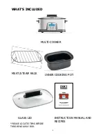 Preview for 6 page of Cook's Companion CCMC509 Instruction Manual