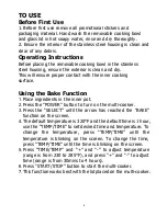 Preview for 8 page of Cook's Companion CCMC509 Instruction Manual