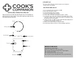 Preview for 2 page of Cook's Companion CCNIB/B414124 Care And Use Instructions Manual