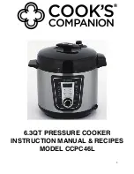 Cook's Companion CCPC46L Instruction Manual & Recipes preview