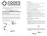 Предварительный просмотр 2 страницы Cook's Companion CCSB2/B414167 Manual