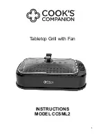 Preview for 1 page of Cook's Companion CCSML2 Instructions Manual