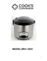 Cook's Companion DRC-10CC Manual предпросмотр