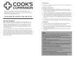 Предварительный просмотр 2 страницы Cook's Companion Hydro Bottle Manual