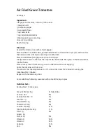 Preview for 24 page of Cook's Companion MULTIFUNCTIONAL AIR FRYER WITH ROTISSERIE Care & Use Manual