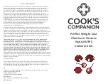 Preview for 1 page of Cook's Companion Perfect Weight Cast Aluminum Ceramic Nonstick 9PC Cookware Set Manual