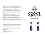 Cook's Companion Spice Mill Set Assembly Instructions And Warranty preview