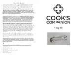 Cook's Companion Tong Set Quick Start Manual preview