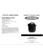 Cook's essentials 99602 Instructions For Proper Use And Care Manual предпросмотр