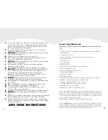 Preview for 4 page of Cook's essentials 99711 Instructions For Proper Use And Care Manual