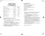 Preview for 18 page of Cook's essentials CEPC660 Owner'S Manual