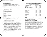 Preview for 21 page of Cook's essentials CEPC660 Owner'S Manual