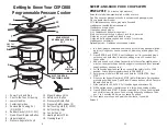 Предварительный просмотр 6 страницы Cook's essentials CEPC800 Owner'S Manual