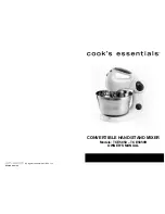 Предварительный просмотр 1 страницы Cook's essentials TCE5850 Owner'S Manual