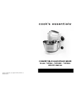 Cook's essentials TCE5850L Owner'S Manual предпросмотр