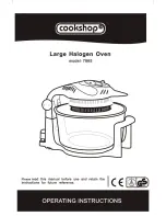 Предварительный просмотр 1 страницы Cookshop 7865 Operating Instructions Manual