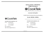 CookTek IDW650L Owner'S Manual preview