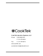 Предварительный просмотр 19 страницы CookTek ISW061 Owner'S Manual