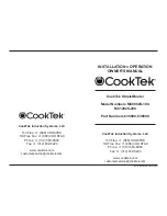 Предварительный просмотр 1 страницы CookTek MC0902S-100 Owner'S Manual