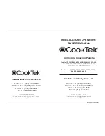 Предварительный просмотр 1 страницы CookTek MPL362CR-200 Owner'S Manual