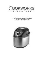 Cookworks Signature Breadmaker Instruction Manual предпросмотр