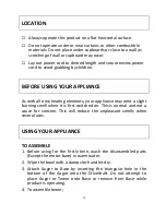 Preview for 5 page of Cookworks 420-0576 Instruction Manual