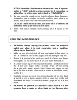 Preview for 8 page of Cookworks 420-0576 Instruction Manual