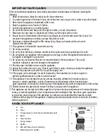 Preview for 2 page of Cookworks 423/7350 Instruction Manual