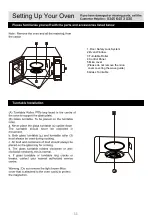 Предварительный просмотр 13 страницы Cookworks 549/7065 Installation & User'S Instructions